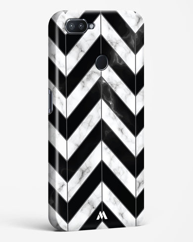 Warrior Stripe Marble Hard Case Phone Cover-(Realme)