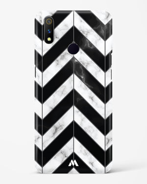 Warrior Stripe Marble Hard Case Phone Cover-(Realme)