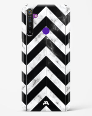 Warrior Stripe Marble Hard Case Phone Cover-(Realme)