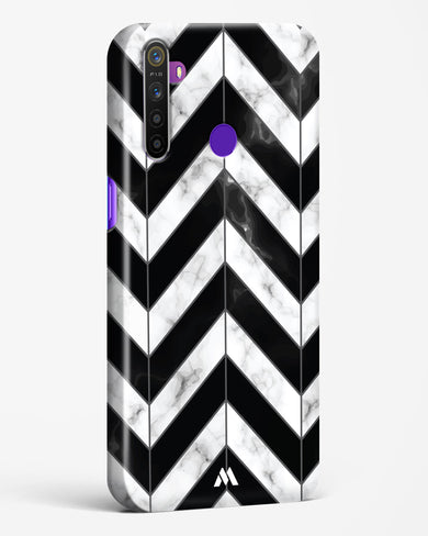 Warrior Stripe Marble Hard Case Phone Cover-(Realme)