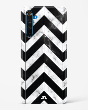 Warrior Stripe Marble Hard Case Phone Cover-(Realme)