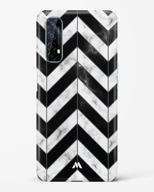 Warrior Stripe Marble Hard Case Phone Cover-(Realme)