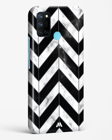 Warrior Stripe Marble Hard Case Phone Cover (Realme)