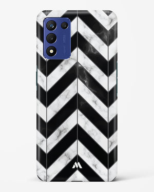 Warrior Stripe Marble Hard Case Phone Cover-(Realme)