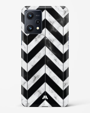 Warrior Stripe Marble Hard Case Phone Cover-(Realme)