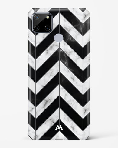 Warrior Stripe Marble Hard Case Phone Cover-(Realme)