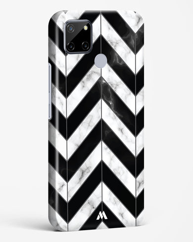 Warrior Stripe Marble Hard Case Phone Cover-(Realme)