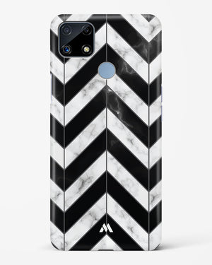 Warrior Stripe Marble Hard Case Phone Cover-(Realme)