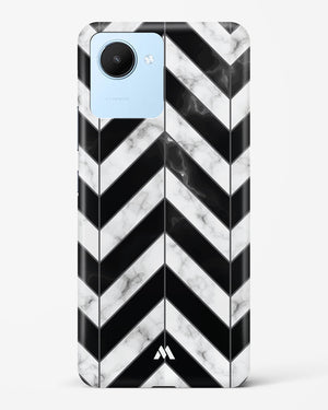 Warrior Stripe Marble Hard Case Phone Cover-(Realme)