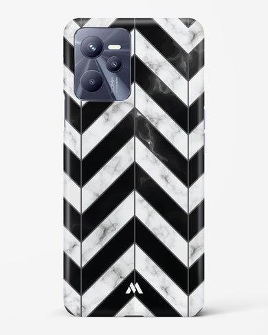 Warrior Stripe Marble Hard Case Phone Cover-(Realme)