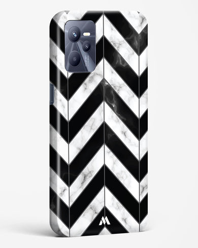 Warrior Stripe Marble Hard Case Phone Cover-(Realme)