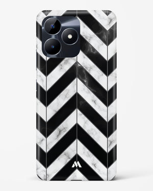 Warrior Stripe Marble Hard Case Phone Cover (Realme)