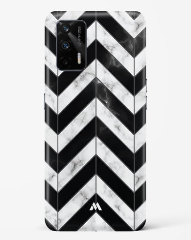 Warrior Stripe Marble Hard Case Phone Cover-(Realme)