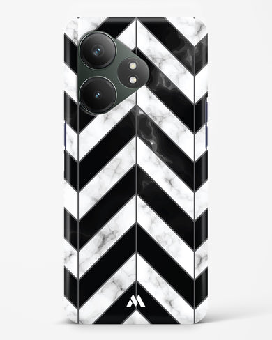 Warrior Stripe Marble Hard Case Phone Cover (Realme)