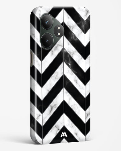 Warrior Stripe Marble Hard Case Phone Cover (Realme)