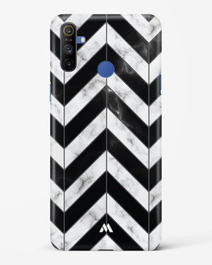 Warrior Stripe Marble Hard Case Phone Cover-(Realme)