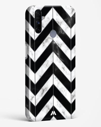 Warrior Stripe Marble Hard Case Phone Cover-(Realme)