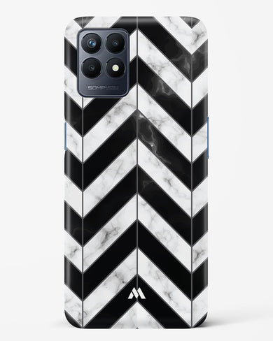 Warrior Stripe Marble Hard Case Phone Cover-(Realme)