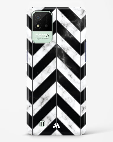 Warrior Stripe Marble Hard Case Phone Cover (Realme)