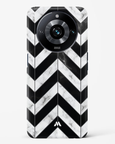 Warrior Stripe Marble Hard Case Phone Cover-(Realme)