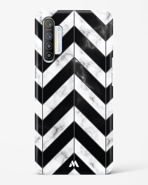 Warrior Stripe Marble Hard Case Phone Cover-(Realme)