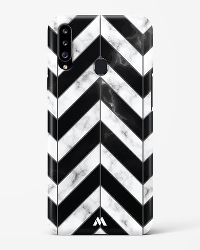 Warrior Stripe Marble Hard Case Phone Cover-(Samsung)