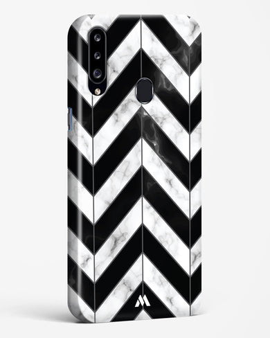 Warrior Stripe Marble Hard Case Phone Cover-(Samsung)