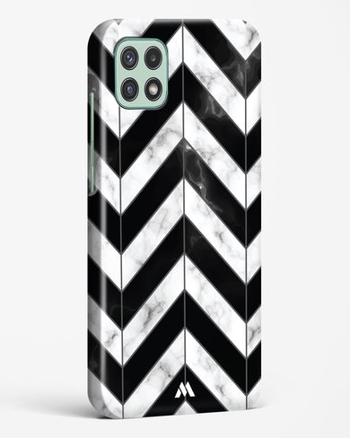 Warrior Stripe Marble Hard Case Phone Cover-(Samsung)