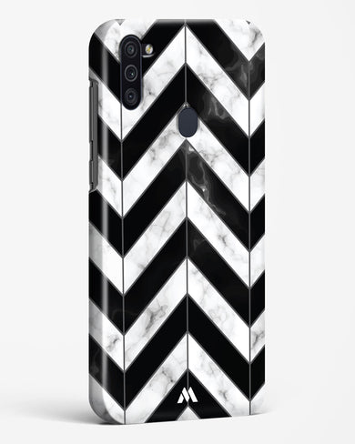 Warrior Stripe Marble Hard Case Phone Cover-(Samsung)