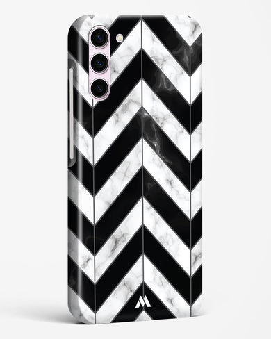 Warrior Stripe Marble Hard Case Phone Cover-(Samsung)