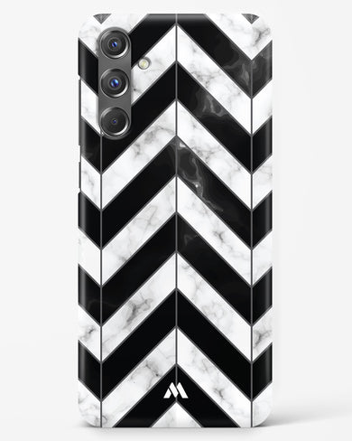 Warrior Stripe Marble Hard Case Phone Cover-(Samsung)