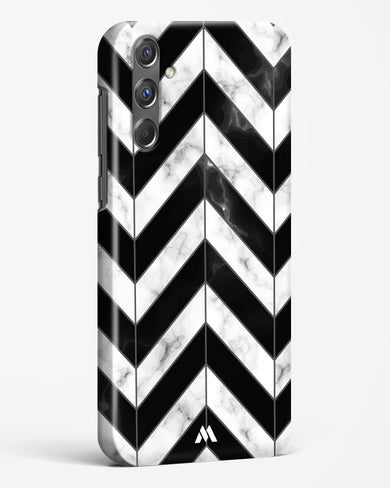 Warrior Stripe Marble Hard Case Phone Cover-(Samsung)