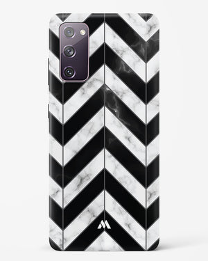 Warrior Stripe Marble Hard Case Phone Cover-(Samsung)