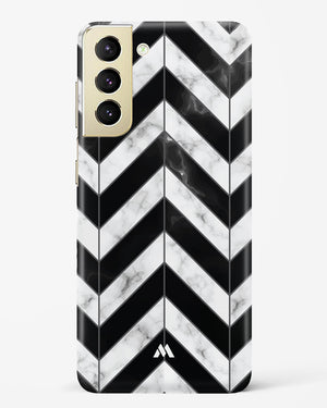 Warrior Stripe Marble Hard Case Phone Cover-(Samsung)