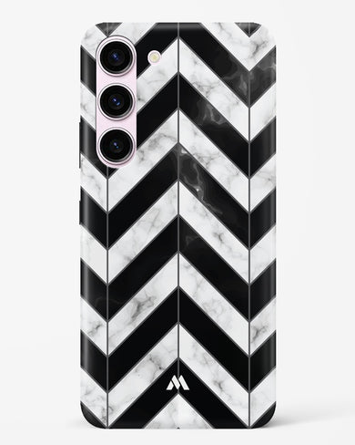 Warrior Stripe Marble Hard Case Phone Cover-(Samsung)