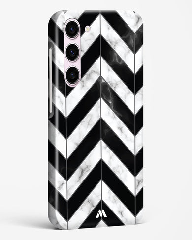 Warrior Stripe Marble Hard Case Phone Cover-(Samsung)