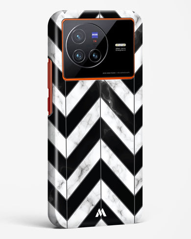 Warrior Stripe Marble Hard Case Phone Cover-(Vivo)