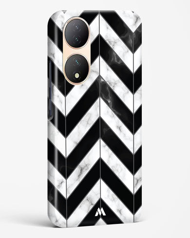 Warrior Stripe Marble Hard Case Phone Cover-(Vivo)