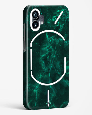 Olive Riddle Marble Hard Case Phone Cover-(Nothing)