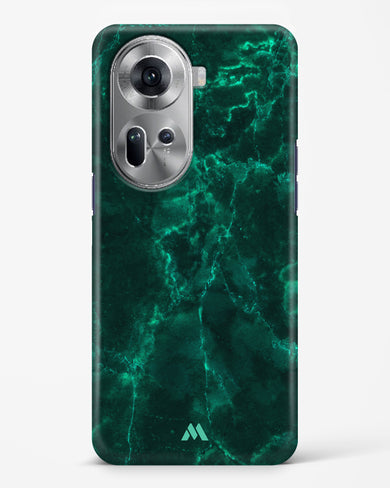 Olive Riddle Marble Hard Case Phone Cover-(Oppo)