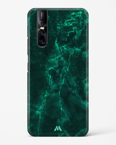 Olive Riddle Marble Hard Case Phone Cover-(Vivo)