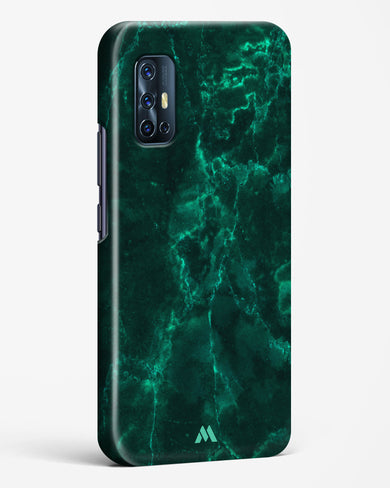 Olive Riddle Marble Hard Case Phone Cover-(Vivo)