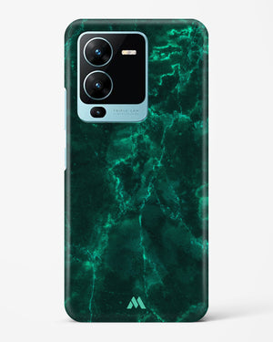 Olive Riddle Marble Hard Case Phone Cover-(Vivo)