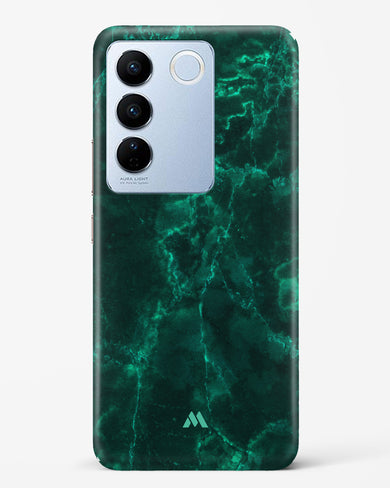 Olive Riddle Marble Hard Case Phone Cover-(Vivo)