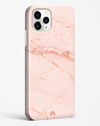 Rose Quartz on Marble Hard Case Phone Cover (Apple)