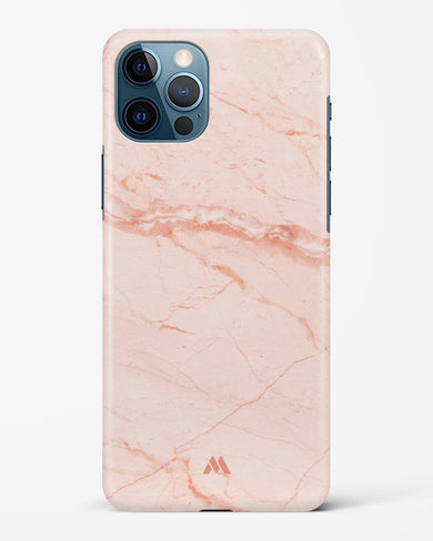 Rose Quartz on Marble Hard Case Phone Cover (Apple)