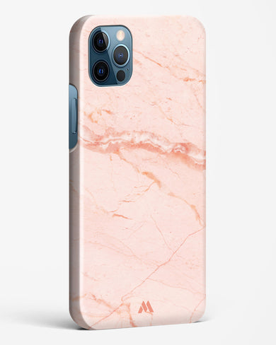 Rose Quartz on Marble Hard Case Phone Cover (Apple)