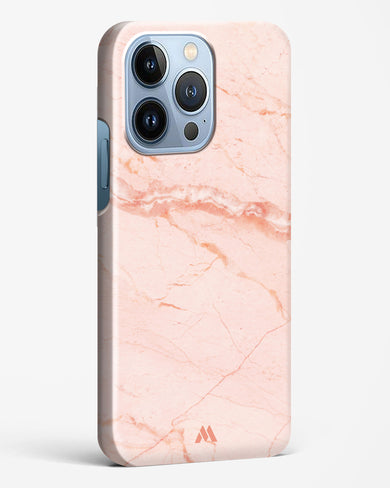 Rose Quartz on Marble Hard Case Phone Cover (Apple)