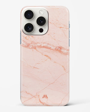 Rose Quartz on Marble Hard Case Phone Cover (Apple)