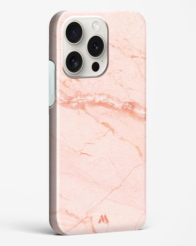 Rose Quartz on Marble Hard Case Phone Cover (Apple)